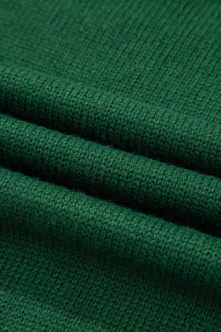 Raglan Sleeve Crew Neck Sweater