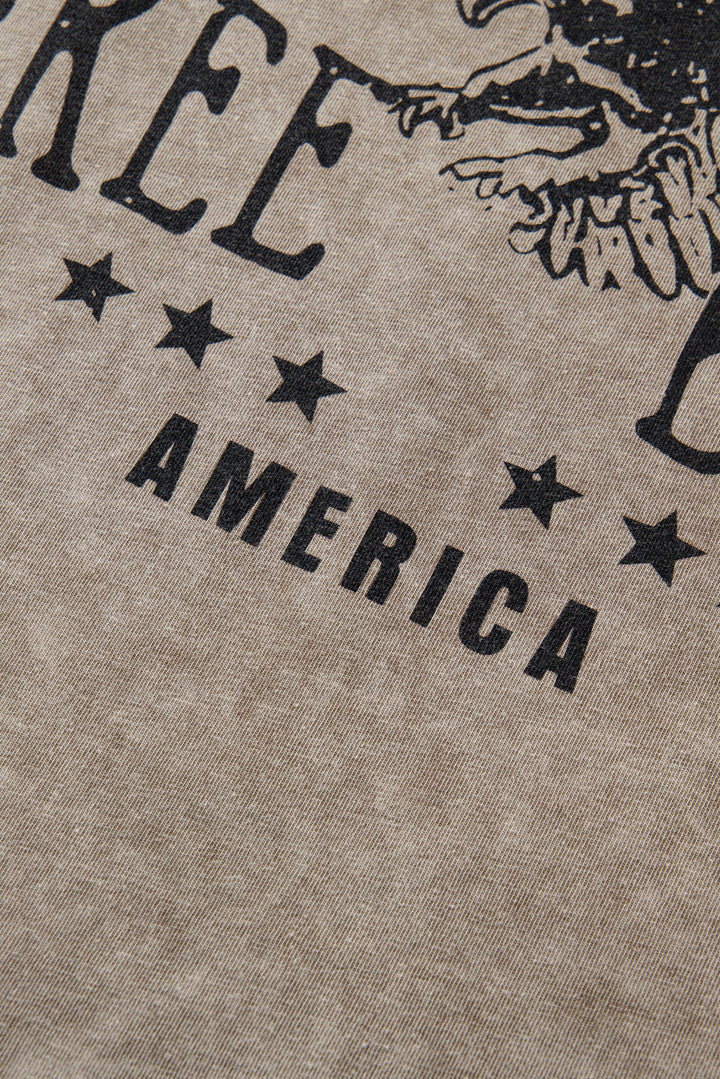 america free bird vintage graphic mineral washed tee