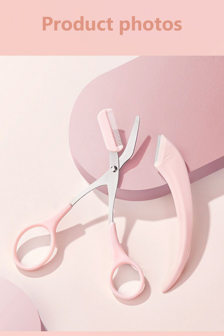 2-teiliges Augenbrauen-Trimmwerkzeug-Set