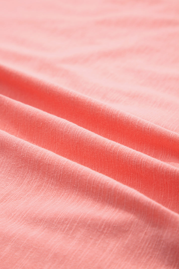 Oversize-T-Shirt mit Blumenpatches, sichtbaren Nähten und Armbandärmeln