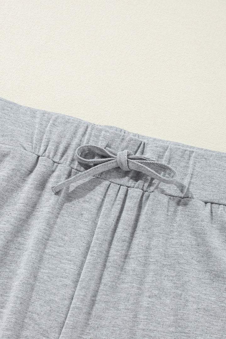 split long cardigan and skinny pants lounge set 2