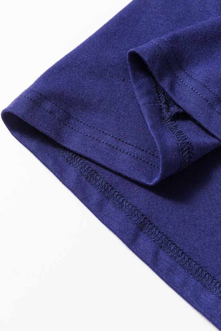 solid top and christmas pants two piece lounge set