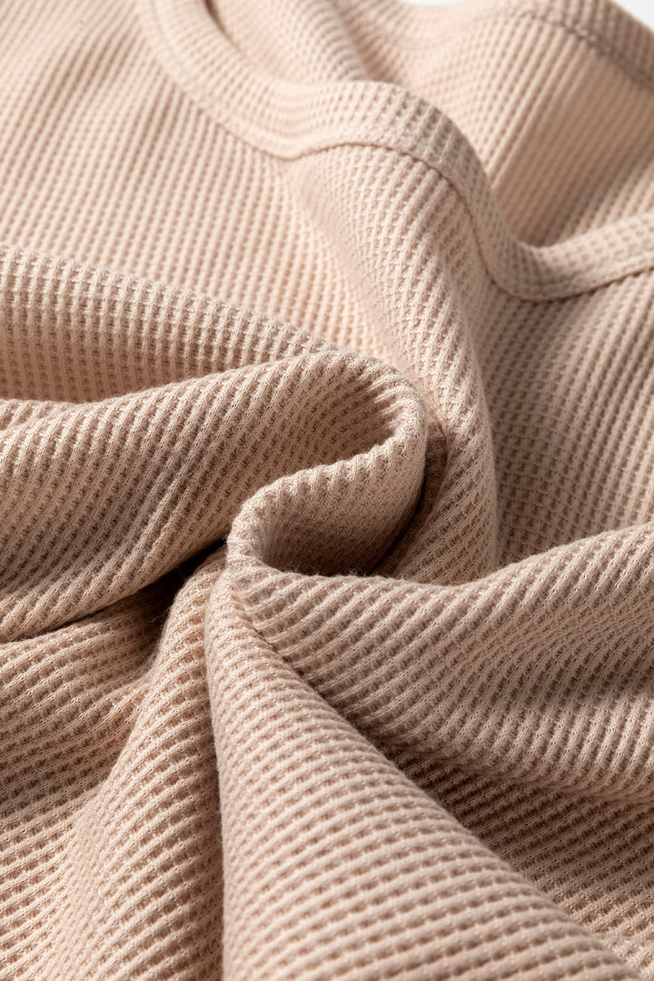 textured long sleeve t shirt and pants lounge set