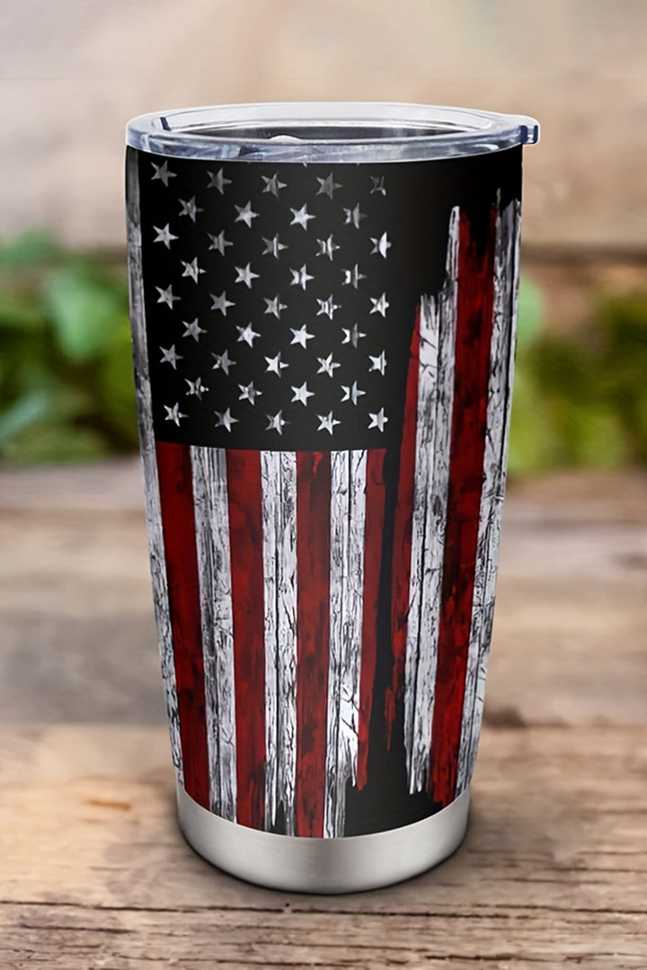 Isolierter Edelstahlbecher mit amerikanischer Flagge, 590 ml