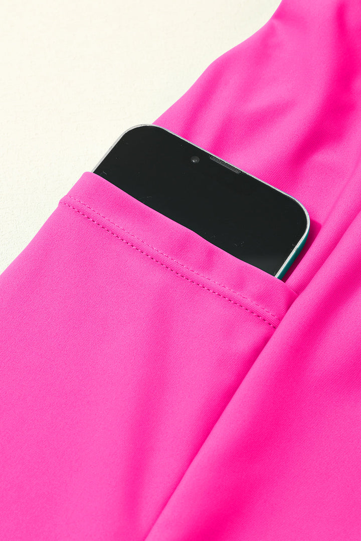 drawstring elastic waist lined ruffle shorts bikini bottom