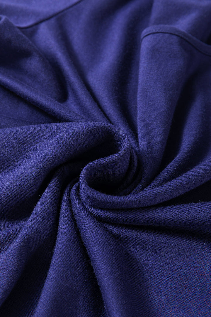 solid top and christmas pants two piece lounge set