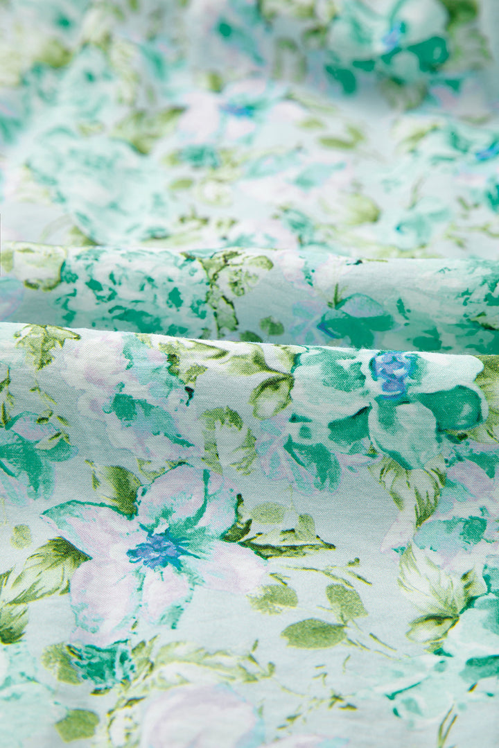 floral lace tied strap empire waist maxi dress