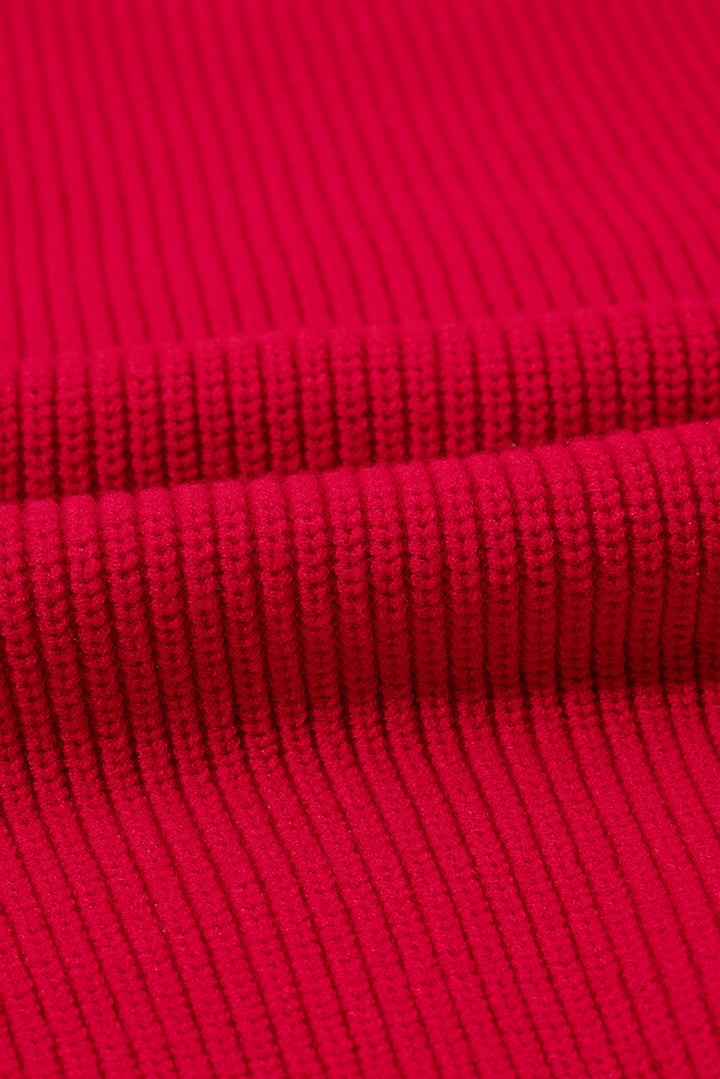 Sparkle All The Way Tinsel Crew Neck Plus Size Sweater