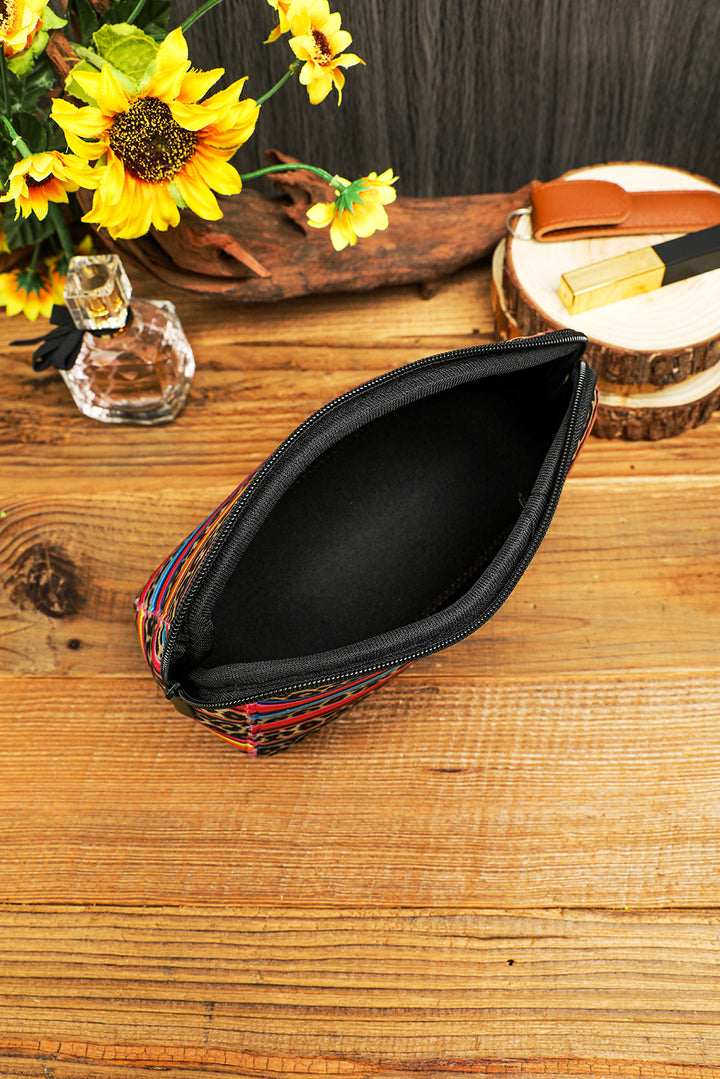 Trousse de maquillage léopard Serape 14 x 19 cm