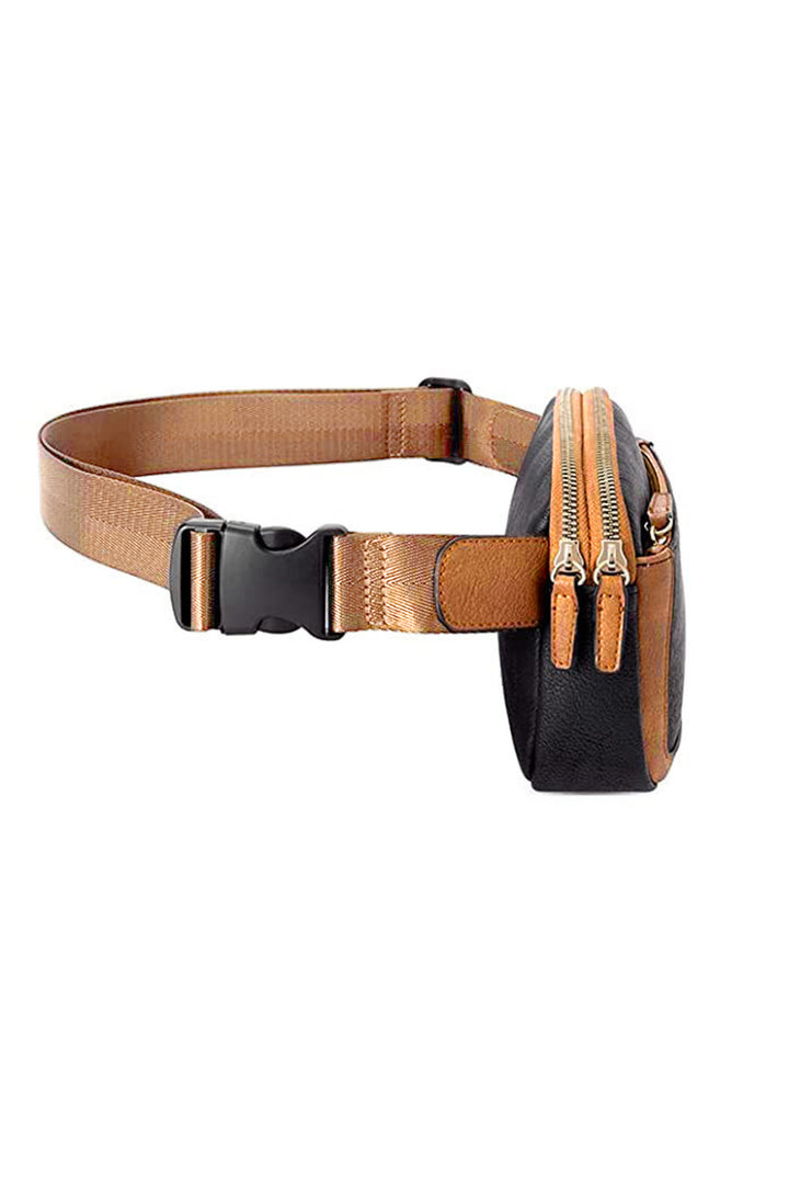 Mini-Umhängetasche aus PU-Leder mit verstellbarem Riemen