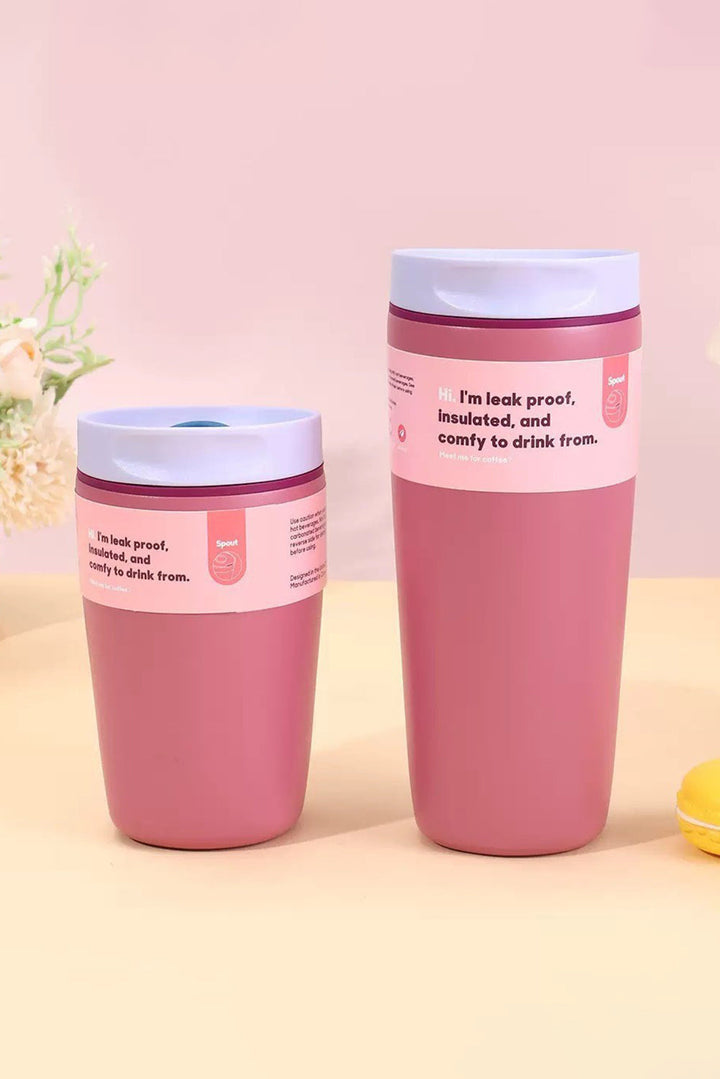 12/20 OZ Edelstahl Vakuum Tragbare Kaffeetasse 2er Set