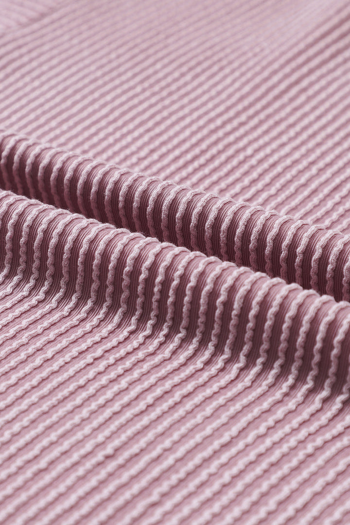 corded v neck chest pocket loose t shirt 1