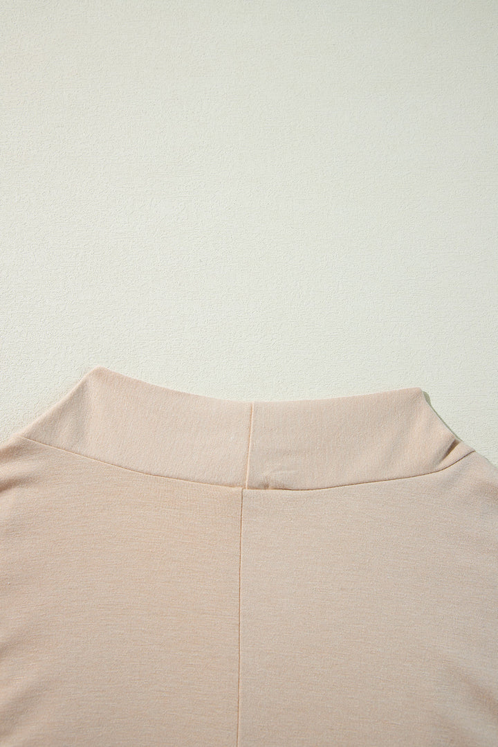 split long cardigan and skinny pants lounge set