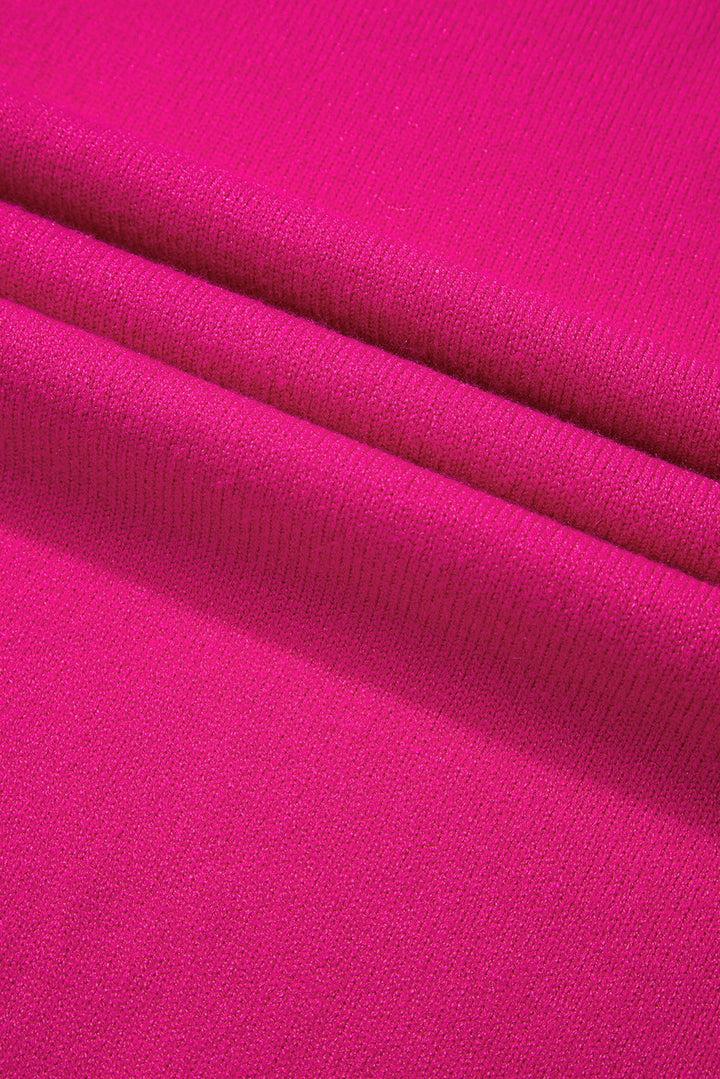 Pearled Decor Raglan Sleeve Plus Size Sweater