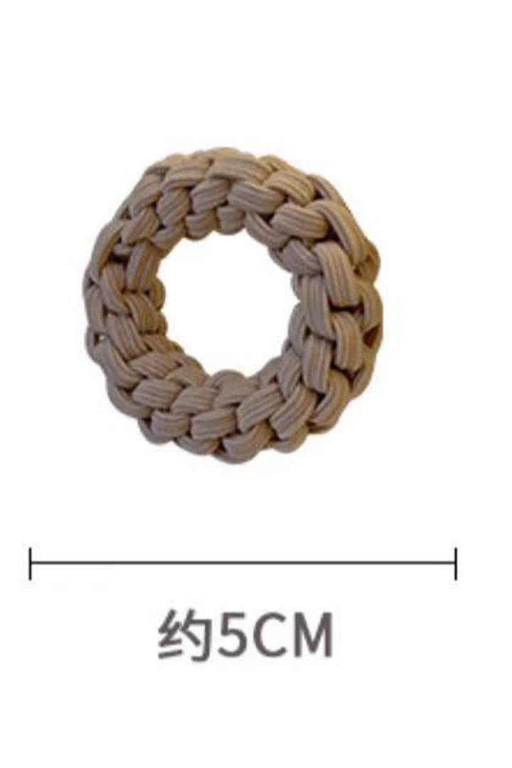 5-teiliges Set mit dicken geflochtenen Haargummis