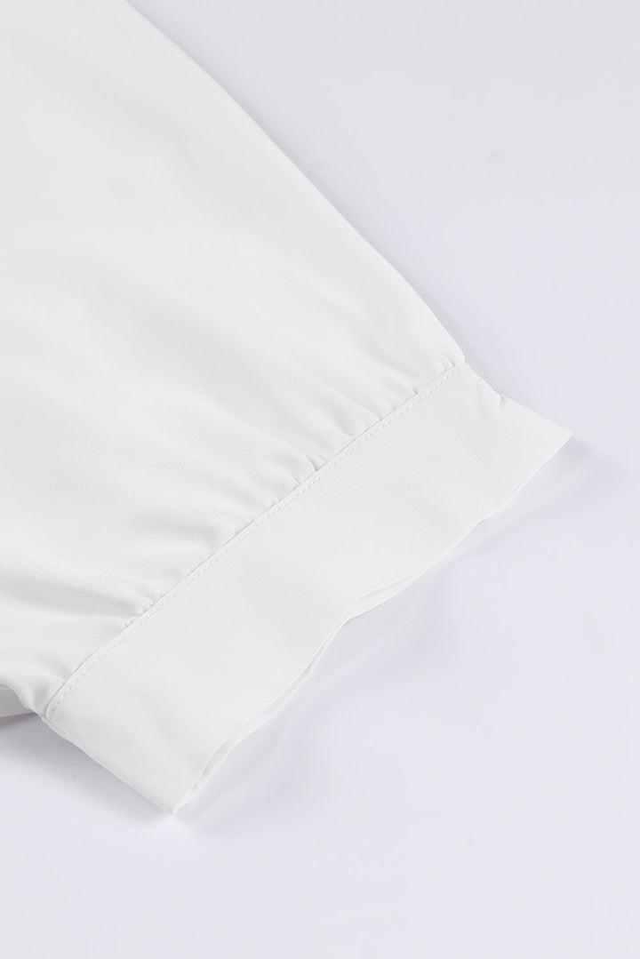 3/4 Puff Sleeve Oversize Shirt