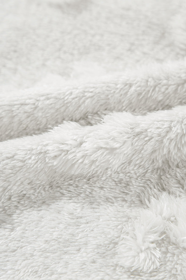 textured leopard fleece loose two piece lounge set 2