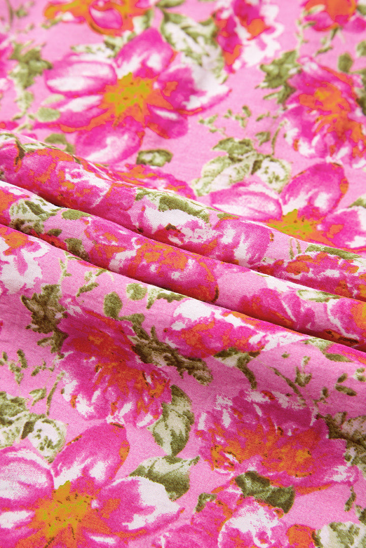 floral lace tied strap empire waist maxi dress 1