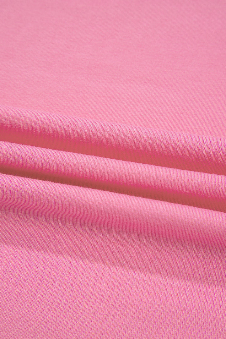 braided cap sleeve crew neck t shirt