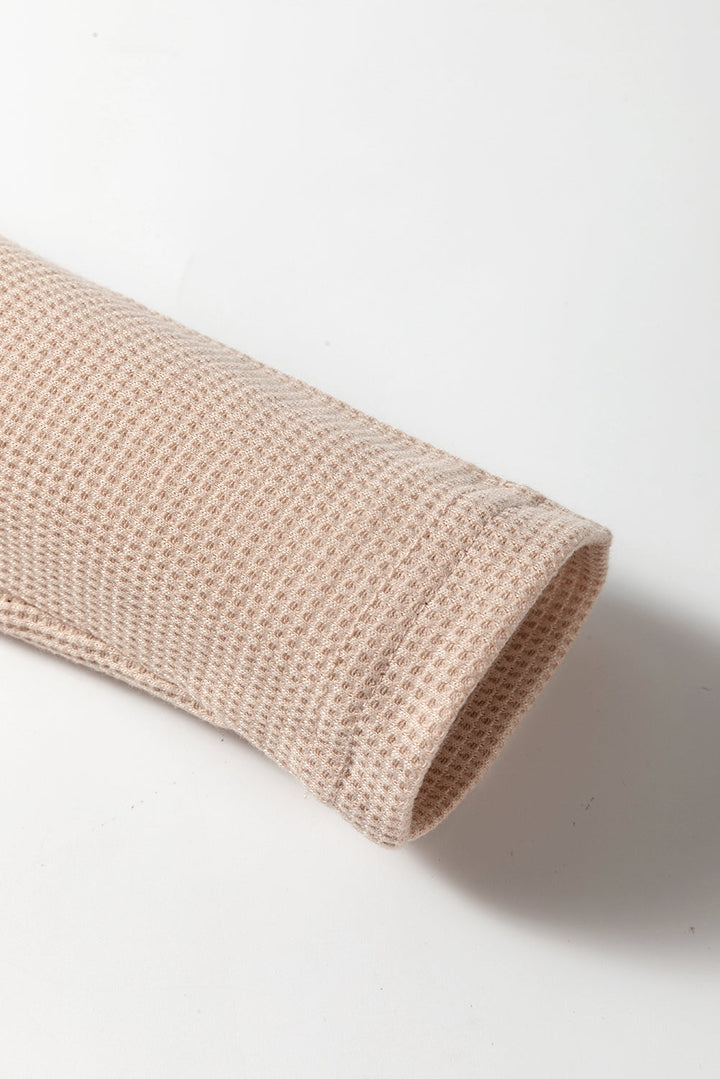 textured long sleeve t shirt and pants lounge set