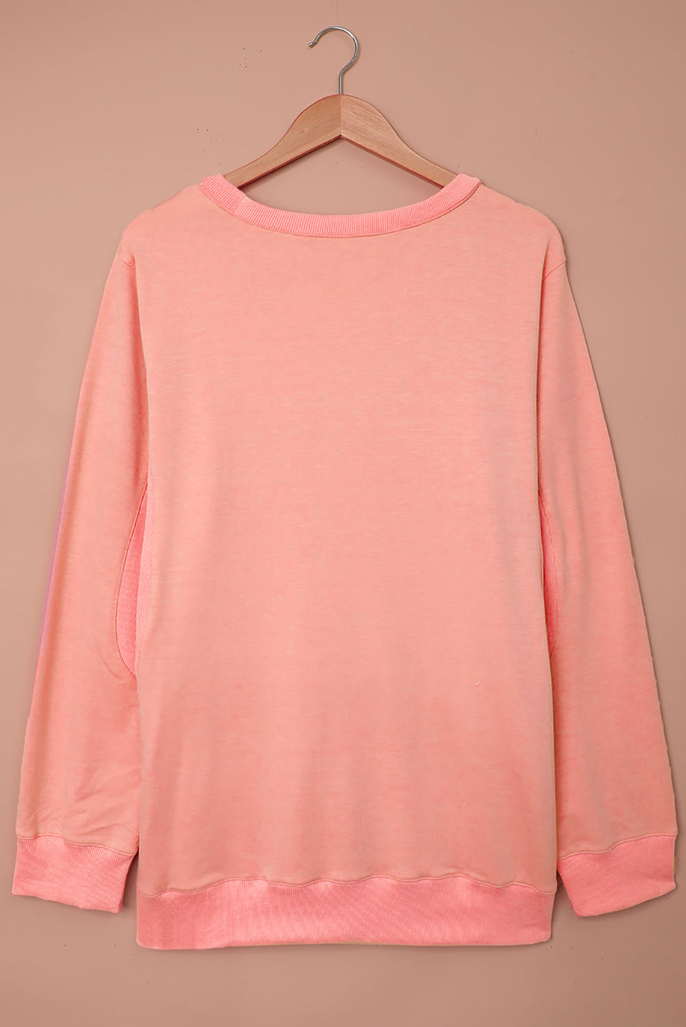 Pink Wash Fleece Sweatshirt