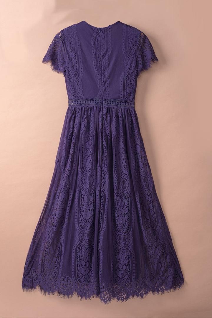 Elegant Lace Maxi Formal Dress
