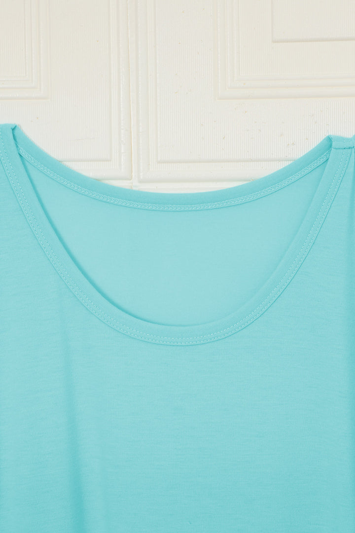 Family Matching Round Neck Short Sleeve Color Block Adult Maxi Dress