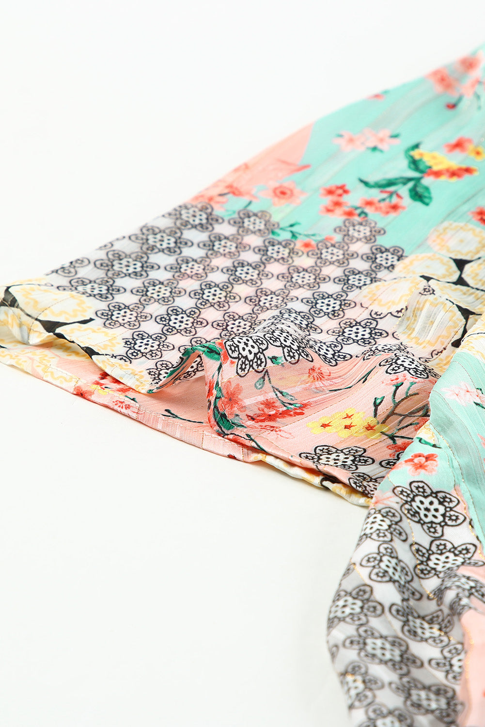 Floral Sheer Shimmer Kimono