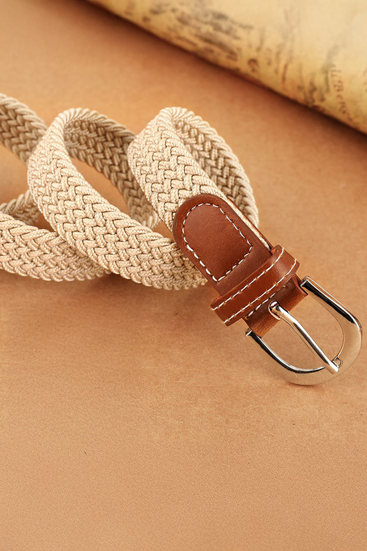 Ceinture en toile tissée de style bohème