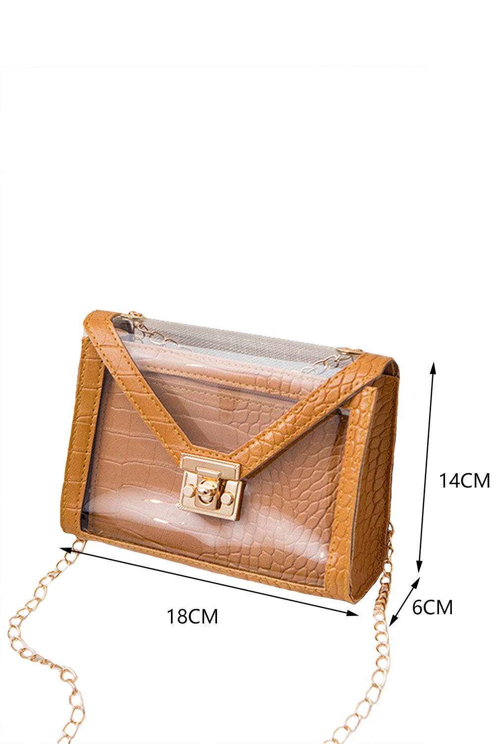 Sac bandoulière transparent Gator