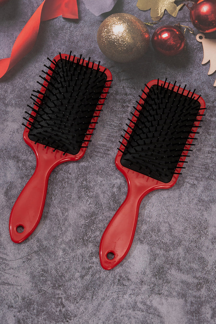 Christmas Themed Print Paddle Hair Brush