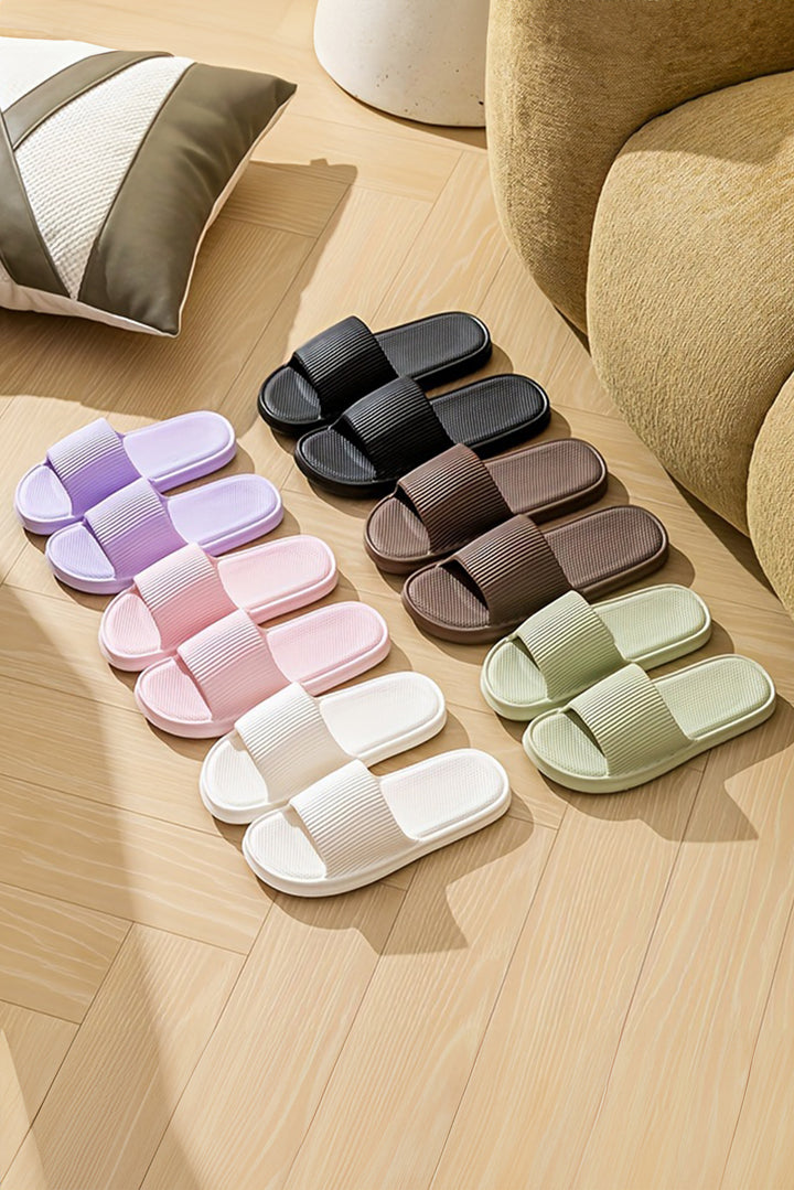 Textured Thick Sole Soft EVA Home Slippers