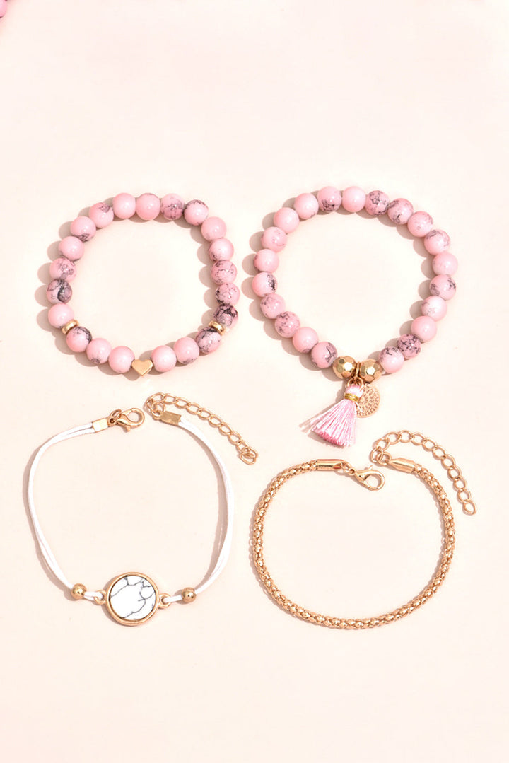 Boho Style Beaded Multi Layer Bracelet Set