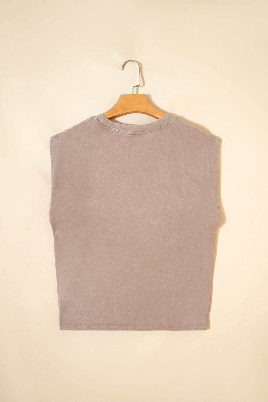 Smoke Gray COWGIRLS DONT CRY Western Graphic Mineral Wash Tank Top