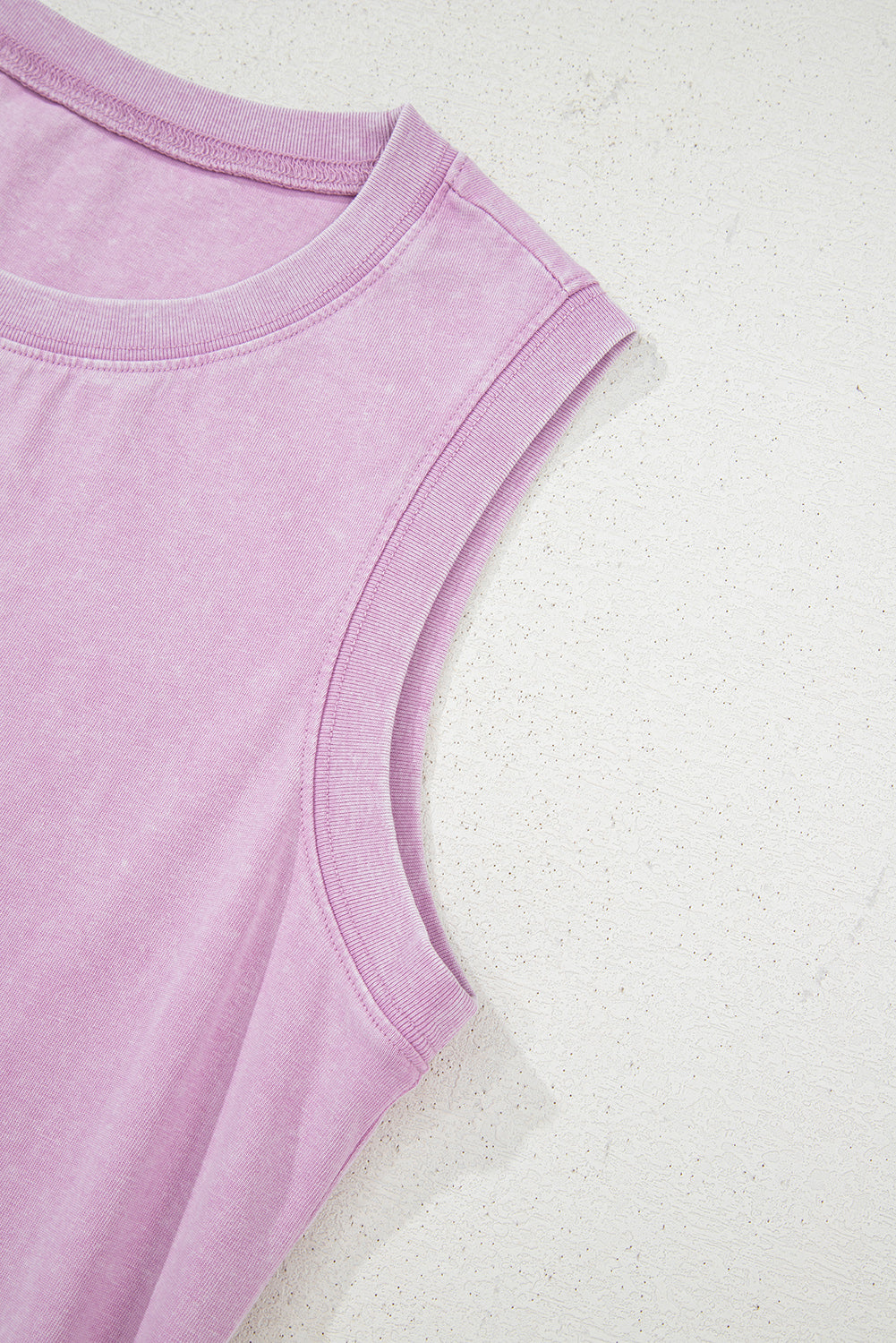 Phalaenopsis Mineral Wash Tank Mini Dress with Pockets