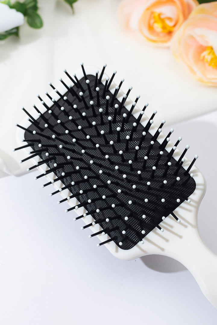 Flower Bow Print Large Paddle Air Cushion Comb