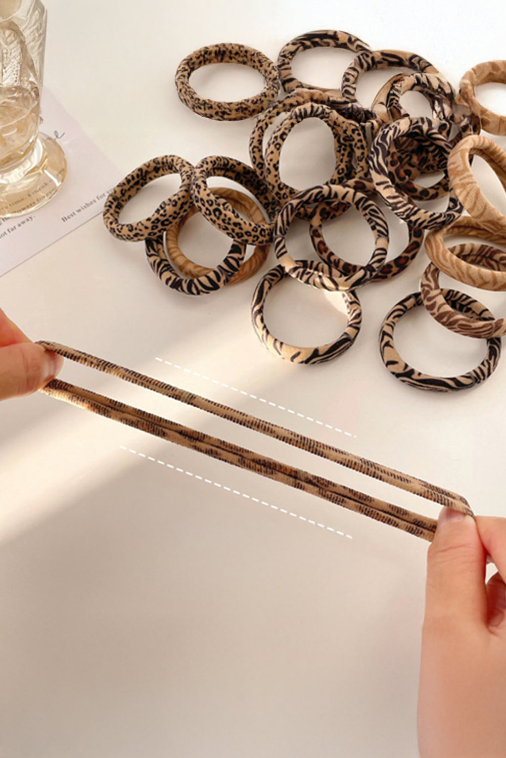 5Pcs/Set Animal Pattern High Elastic Hair Tie