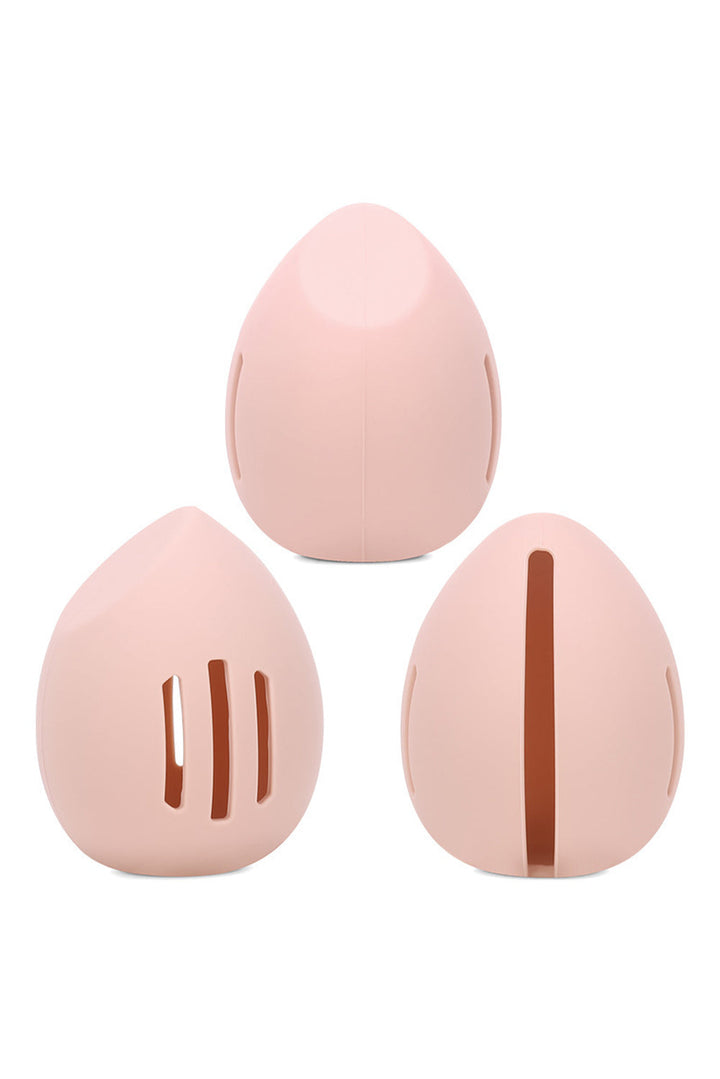 Nœud de rangement en silicone creux pour éponge de maquillage