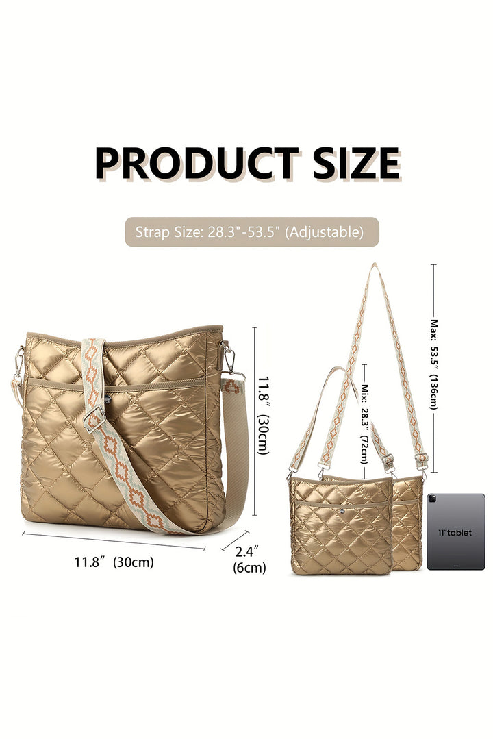 Quilted Large Capacity Shoulder Bag