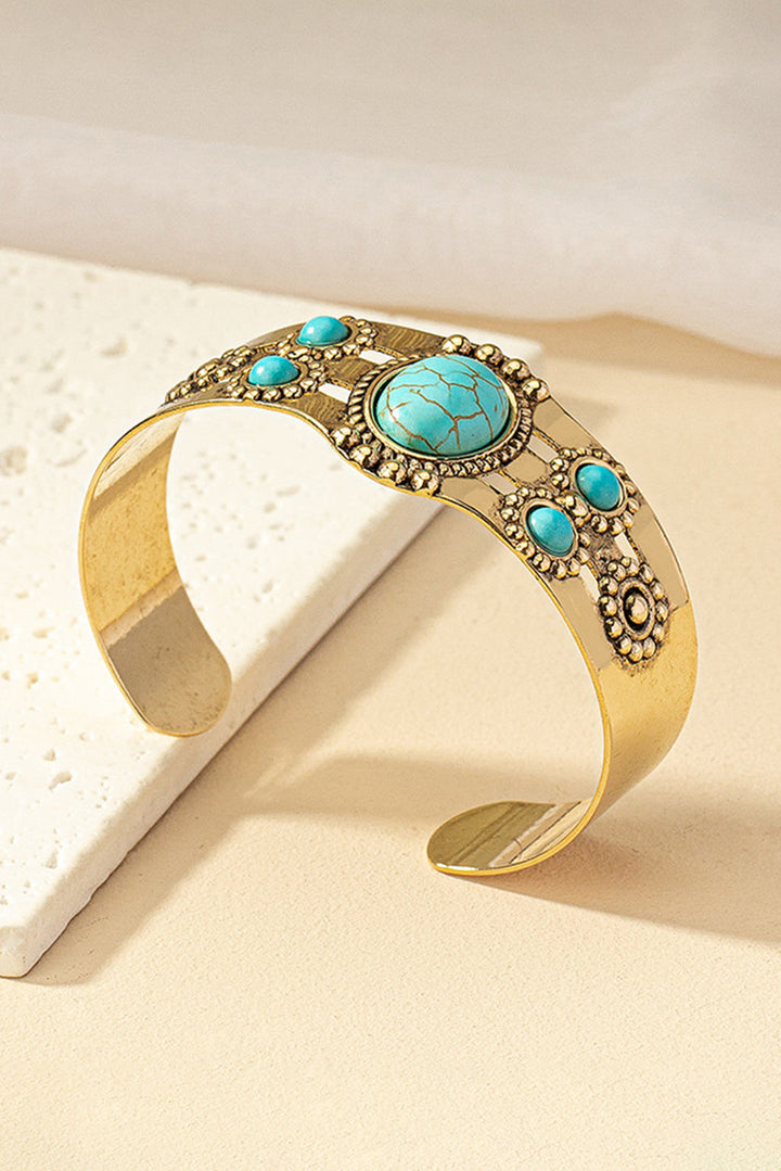 Vintage Boho Turquoise Cuff Bracelet
