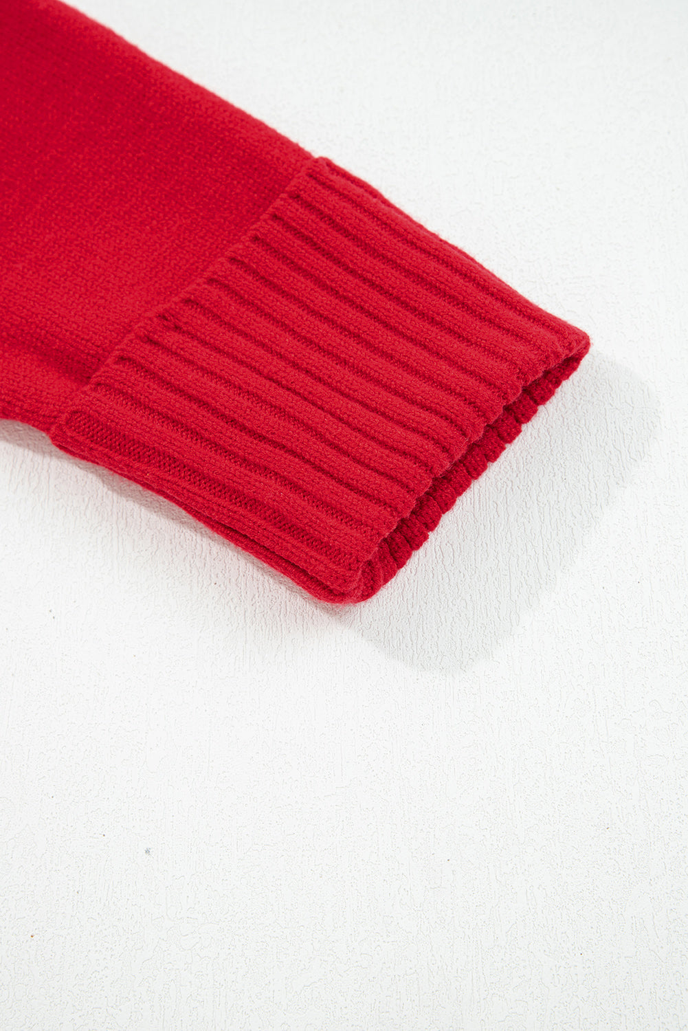 Collared V Neck Ribbed Edge Sexy Elegant Sweater