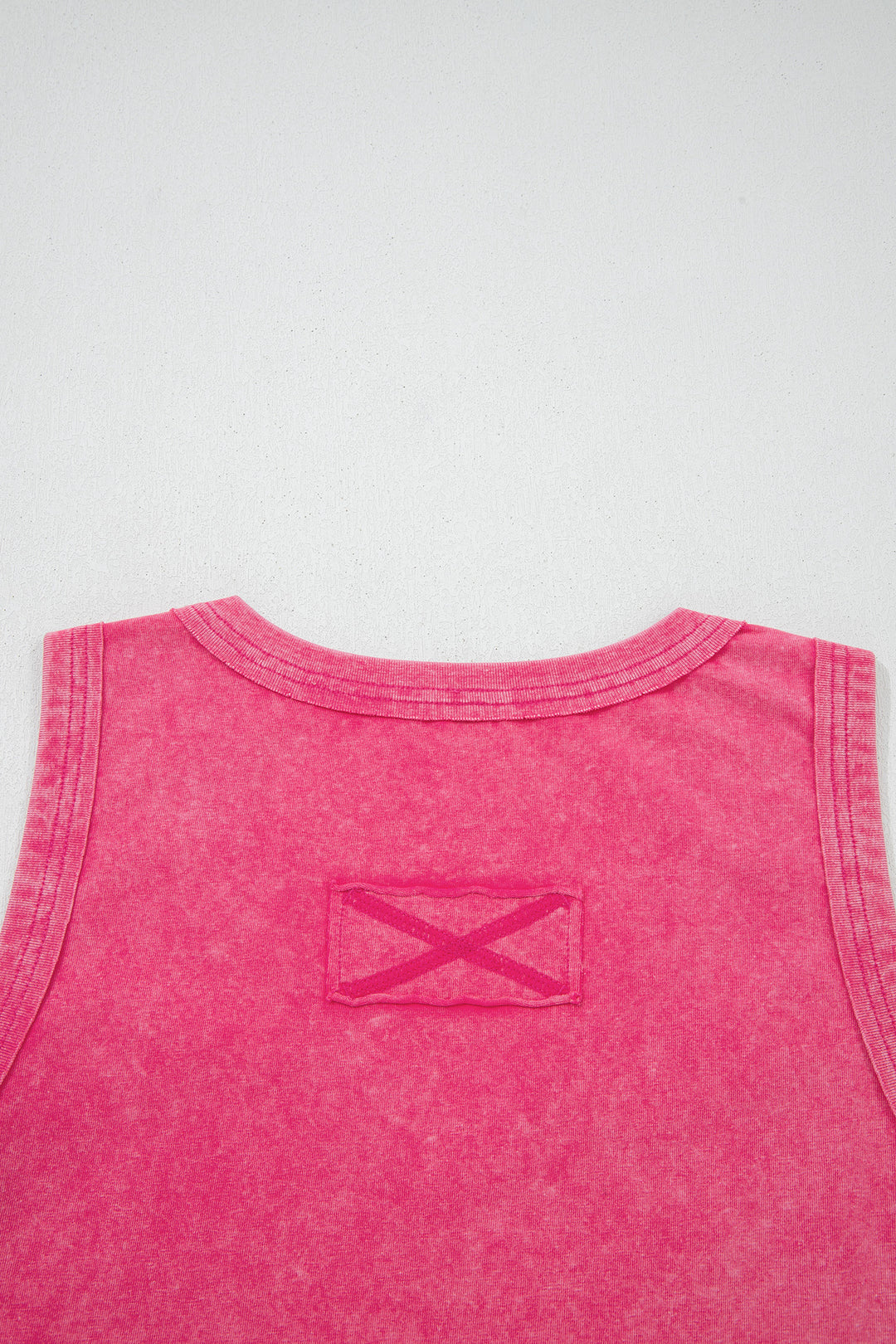 Mineral Wash V Neck Tank Top