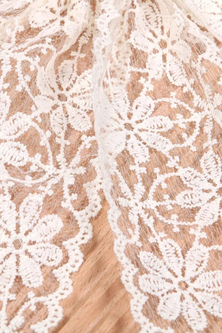 Barrette à cheveux en dentelle avec nœud en forme de cœur