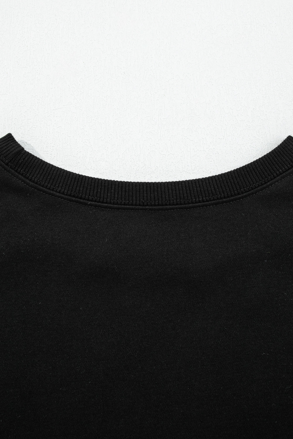 Black Varsity Stripe Detail Drop Shoulder Pullover Mini Skort Set