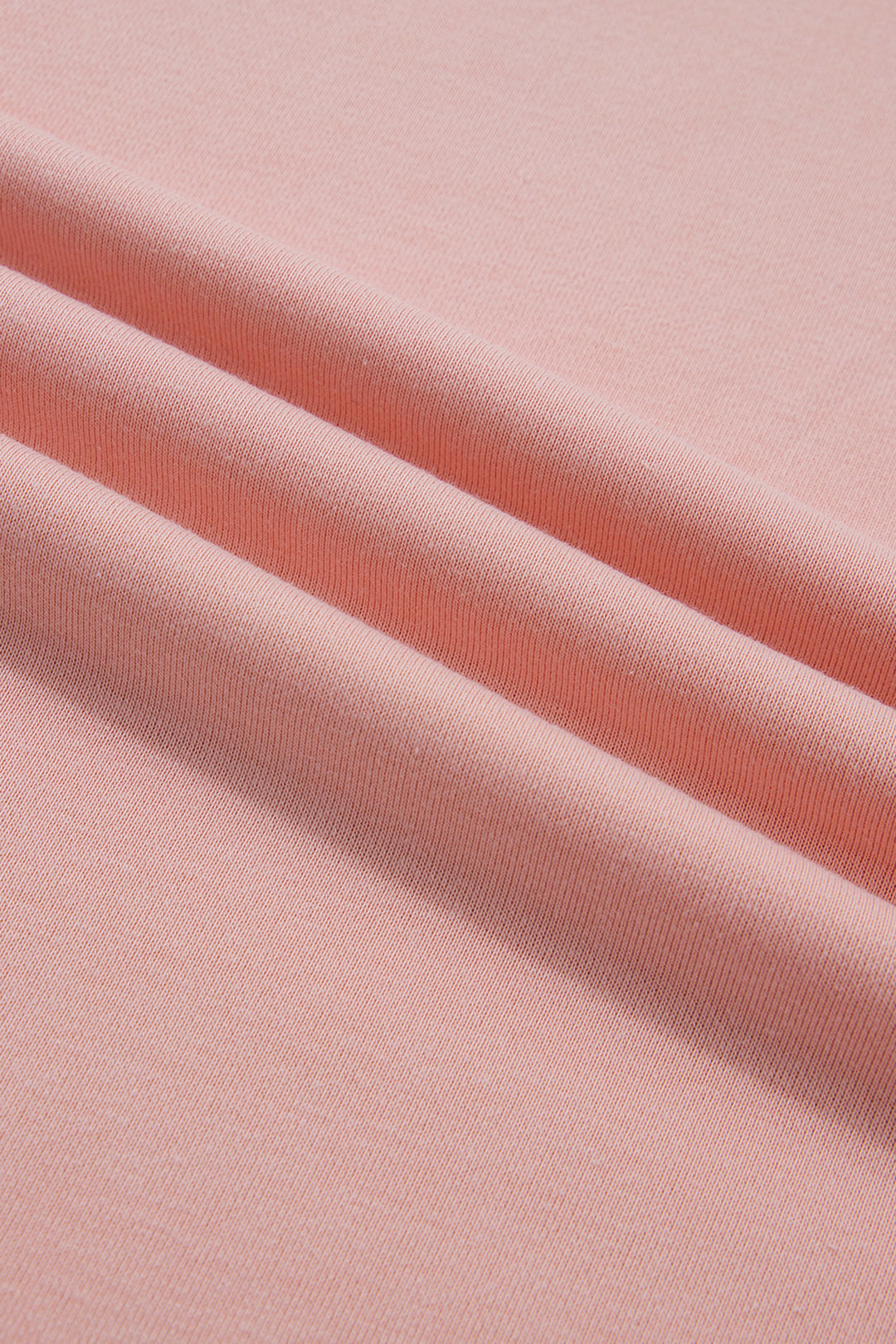 Pink Solid Color High Neck Cap Sleeve Loose Top