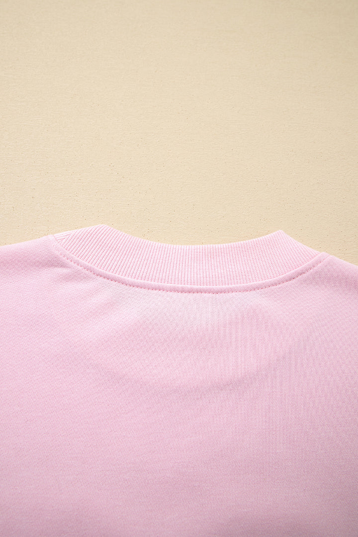 Sweetheart Patchwork Oversize Sweatshirt