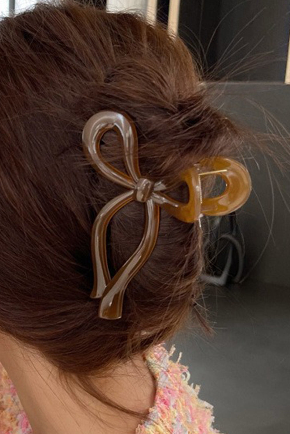 Long Tail Bow Knot Shape Claw Clip