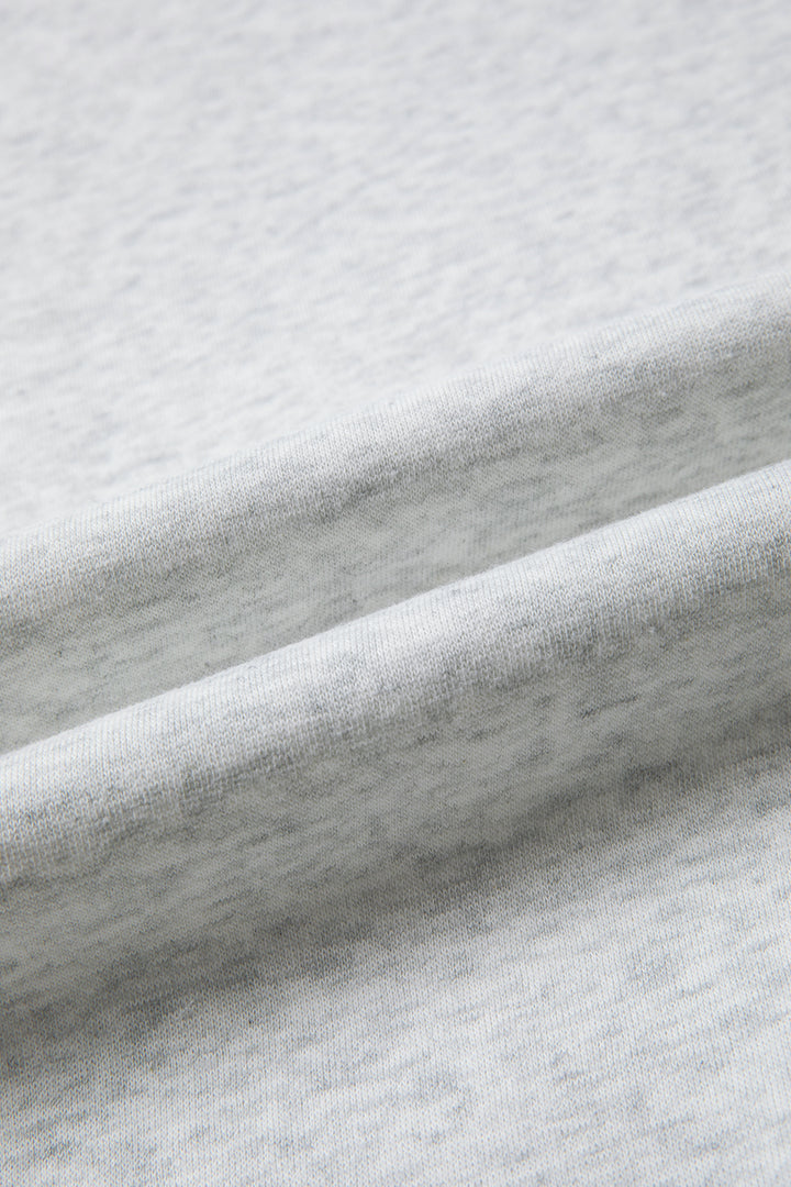 Gray Contrast Patchwork Oversized Hoodie