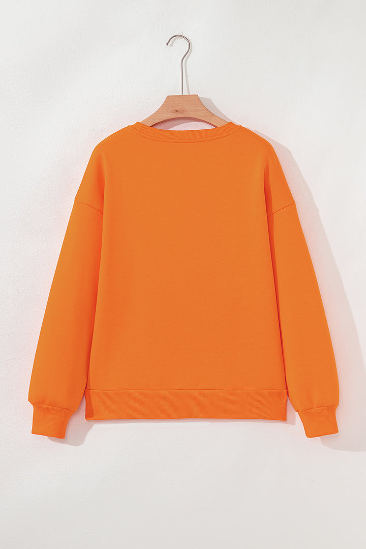 Dancing Critters Sequin Halloween Crewneck Sweatshirt