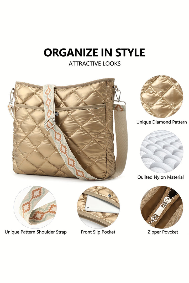 Quilted Large Capacity Shoulder Bag